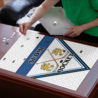 Finland Hockey Puzzle Suomi Lion Ice Pride 2026 White Version
