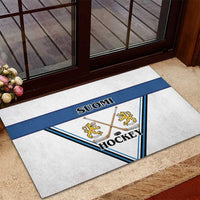 Finland Hockey Rubber Doormat Suomi Lion Ice Pride 2026 White Version