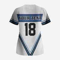 Finland Hockey Custom Scrub Top Suomi Lion Ice Pride 2026 White Version