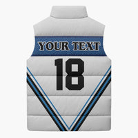 Finland Hockey Custom Sleeveless Puffer Jacket Suomi Lion Ice Pride 2026 White Version