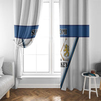 Finland Hockey Window Curtain Suomi Lion Ice Pride 2026 White Version
