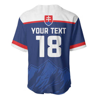 Slovakia Hockey Custom Baseball Jersey Tatra Mountain Pride 2026