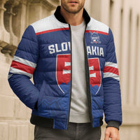 Slovakia Hockey Custom Bomber Puffer Jacket Tatra Mountain Pride 2026