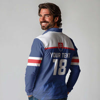 Slovakia Hockey Custom Long Sleeve Polo Shirt Tatra Mountain Pride 2026