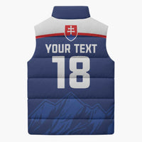 Slovakia Hockey Custom Sleeveless Puffer Jacket Tatra Mountain Pride 2026