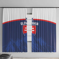 Slovakia Hockey Window Curtain Tatra Mountain Pride 2026