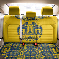 Sweden Daleclarian Horse Back Car Seat Cover Floral Folk Pattern Yellow Version