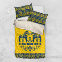 Sweden Daleclarian Horse Bedding Set Floral Folk Pattern Yellow Version