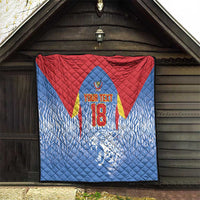 Custom DR Congo Football 2026 Quilt Leopard Power Fan Style