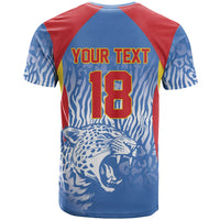 Custom DR Congo Football 2026 T shirt Leopard Power Fan Style
