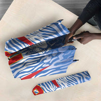 Custom DR Congo Football 2026 Umbrella Leopard Power Fan Style