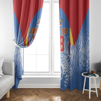 Custom DR Congo Football 2026 Window Curtain Leopard Power Fan Style