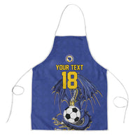 Custom Bosnia and Herzegovina Football 2026 Apron Blue Dragon National Pride