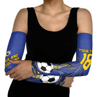 Custom Bosnia and Herzegovina Football 2026 Arm Sleeves Blue Dragon National Pride