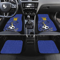Custom Bosnia and Herzegovina Football 2026 Car Mats Blue Dragon National Pride