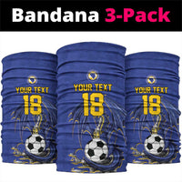 Custom Bosnia and Herzegovina Football 2026 Neck Gaiter Blue Dragon National Pride