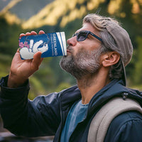 Personalized Greenland National Day 4 in 1 Can Cooler Tumbler Polar Bear With Dwarf Fireweed