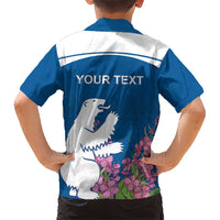 Personalized Greenland National Day Hawaiian Shirt Polar Bear With Dwarf Fireweed