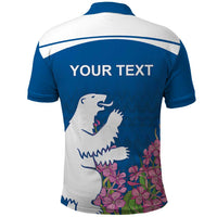 Personalized Greenland National Day Polo Shirt Polar Bear With Dwarf Fireweed