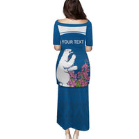 Personalized Greenland National Day Puletasi Polar Bear With Dwarf Fireweed