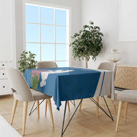 Personalized Greenland National Day Tablecloth Polar Bear With Dwarf Fireweed