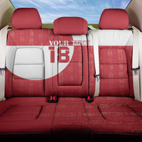 Custom Greenland Football Back Car Seat Cover Polar-Bamserne Tupilaq Pattern