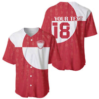 Custom Greenland Football Baseball Jersey Polar-Bamserne Tupilaq Pattern