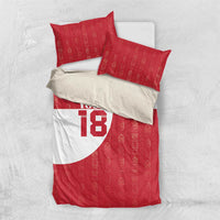 Custom Greenland Football Bedding Set Polar-Bamserne Tupilaq Pattern