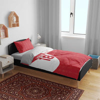 Custom Greenland Football Bedding Set Polar-Bamserne Tupilaq Pattern