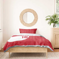 Custom Greenland Football Bedding Set Polar-Bamserne Tupilaq Pattern