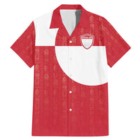 Custom Greenland Football Family Matching Mermaid Dress and Hawaiian Shirt Polar-Bamserne Tupilaq Pattern