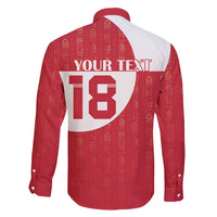 Custom Greenland Football Family Matching Puletasi and Hawaiian Shirt Polar-Bamserne Tupilaq Pattern