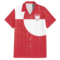 Custom Greenland Football Family Matching Tank Maxi Dress and Hawaiian Shirt Polar-Bamserne Tupilaq Pattern