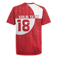 Custom Greenland Football Rugby Jersey Polar-Bamserne Tupilaq Pattern