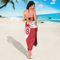 Custom Greenland Football Sarong Polar-Bamserne Tupilaq Pattern