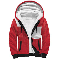 Custom Greenland Football Sherpa Hoodie Polar-Bamserne Tupilaq Pattern
