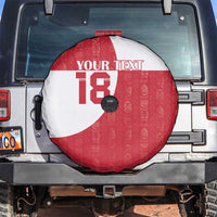 Custom Greenland Football Spare Tire Cover Polar-Bamserne Tupilaq Pattern