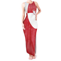 Custom Greenland Football Tank Maxi Dress Polar-Bamserne Tupilaq Pattern