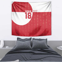 Custom Greenland Football Tapestry Polar-Bamserne Tupilaq Pattern