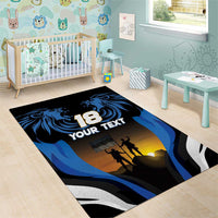 Custom Estonia National Flag Day Area Rug Mu isamaa, mu onn ja room