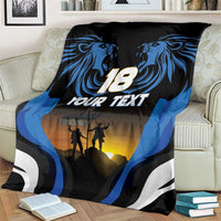 Custom Estonia National Flag Day Blanket Mu isamaa, mu onn ja room