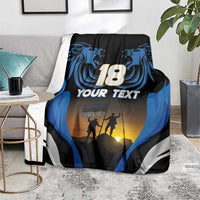 Custom Estonia National Flag Day Blanket Mu isamaa, mu onn ja room