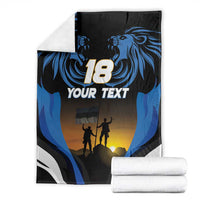 Custom Estonia National Flag Day Blanket Mu isamaa, mu onn ja room