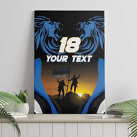 Custom Estonia National Flag Day Canvas Wall Art Mu isamaa, mu onn ja room