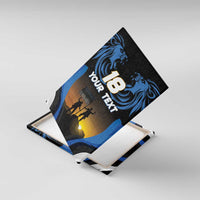 Custom Estonia National Flag Day Canvas Wall Art Mu isamaa, mu onn ja room