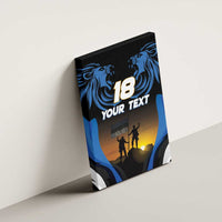 Custom Estonia National Flag Day Canvas Wall Art Mu isamaa, mu onn ja room