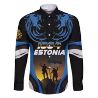 Custom Estonia National Flag Day Family Matching Tank Maxi Dress and Hawaiian Shirt Mu isamaa, mu onn ja room