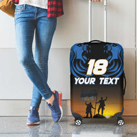 Custom Estonia National Flag Day Luggage Cover Mu isamaa, mu onn ja room