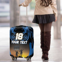 Custom Estonia National Flag Day Luggage Cover Mu isamaa, mu onn ja room