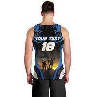 Custom Estonia National Flag Day Men Tank Top Mu isamaa, mu onn ja room